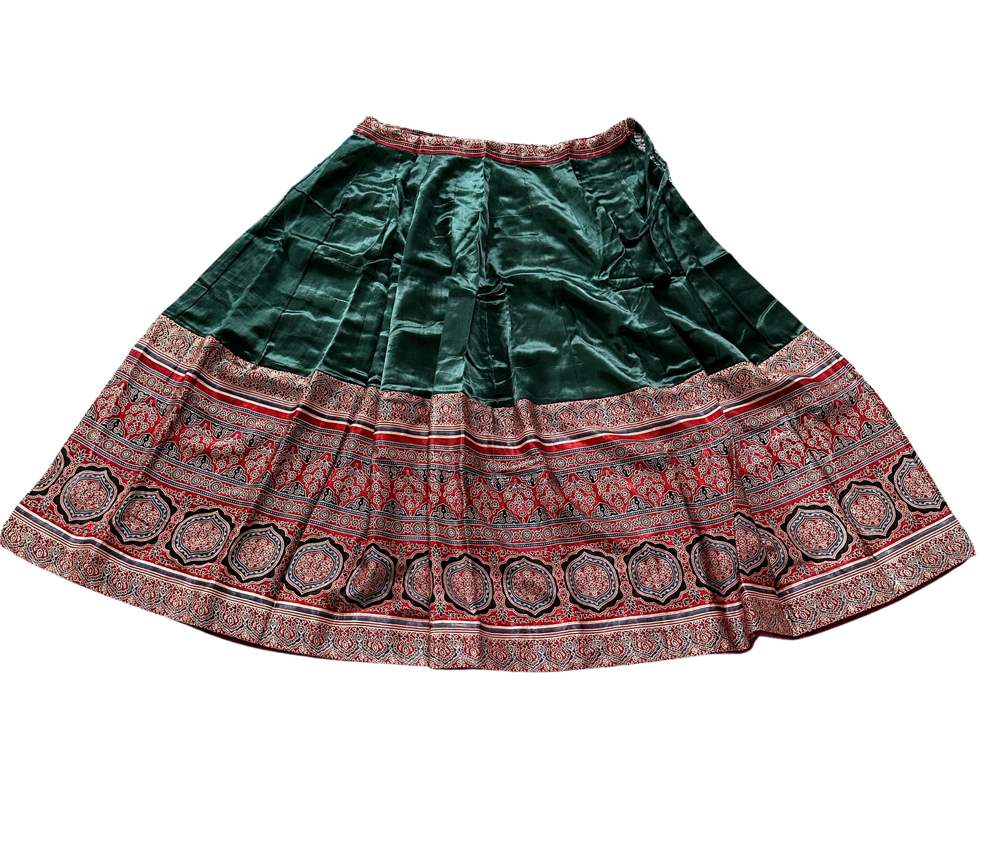 Indian Silk Border Lehenga Skirt