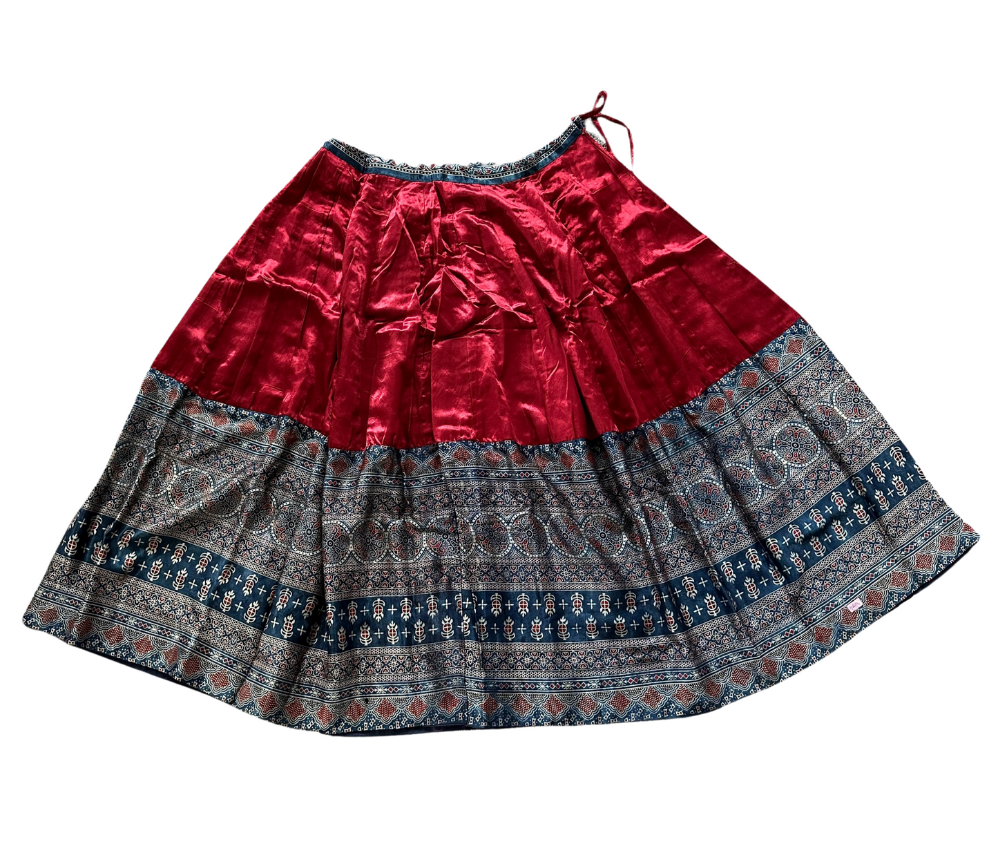 Indian Silk Border Lehenga Skirt