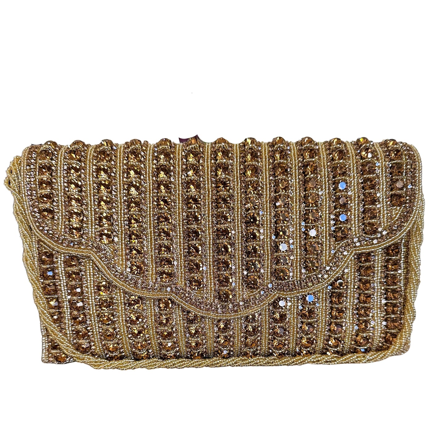 Crossbody Crystal Beaded Bag - Craft Bazaar