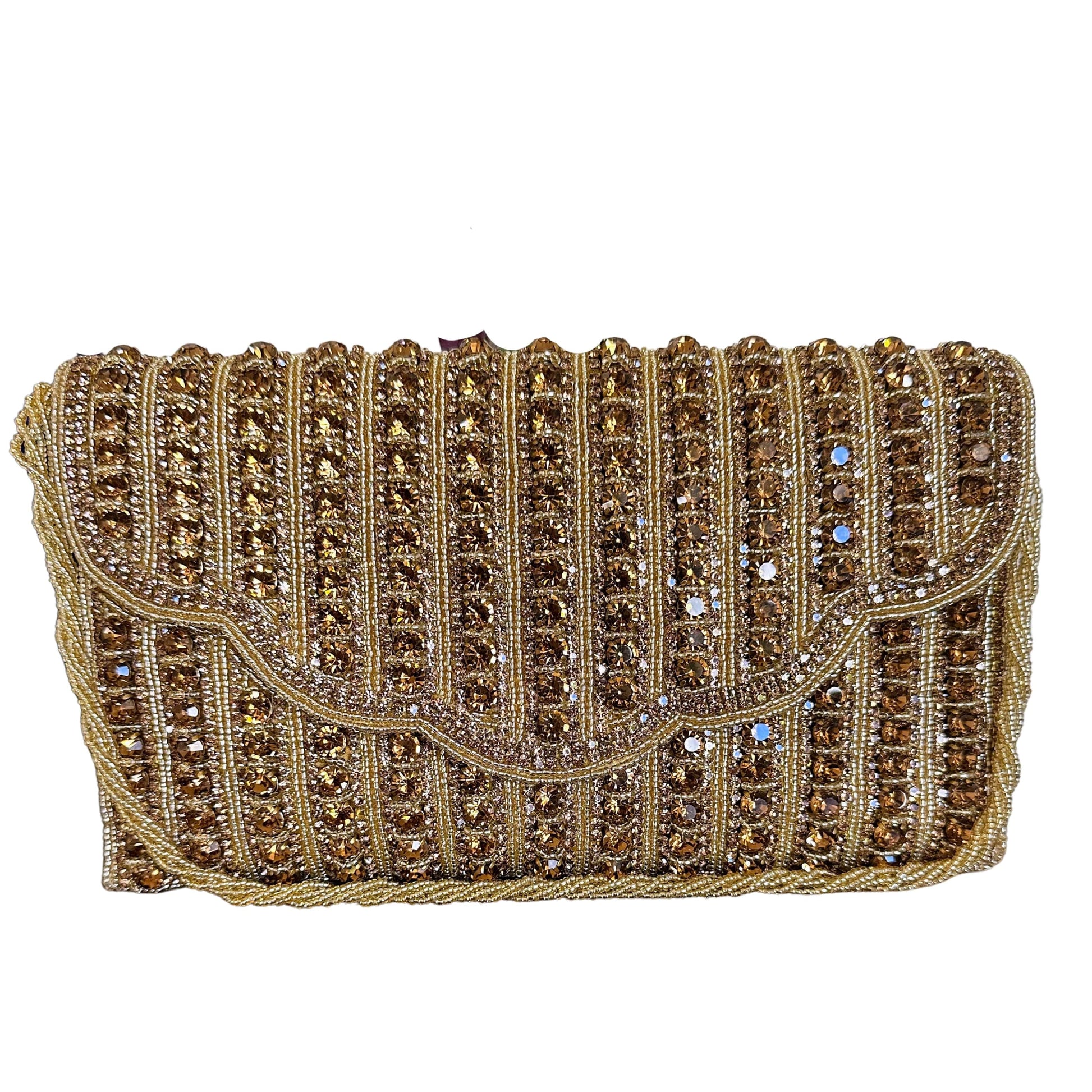 Crossbody Crystal Beaded Bag - Craft Bazaar
