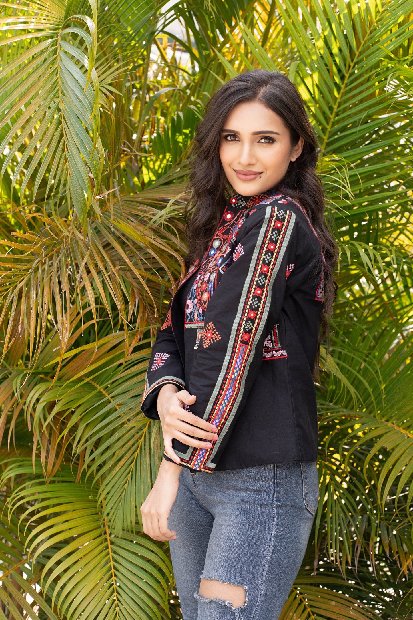 Bohemian Full Sleeves Cotton Coat