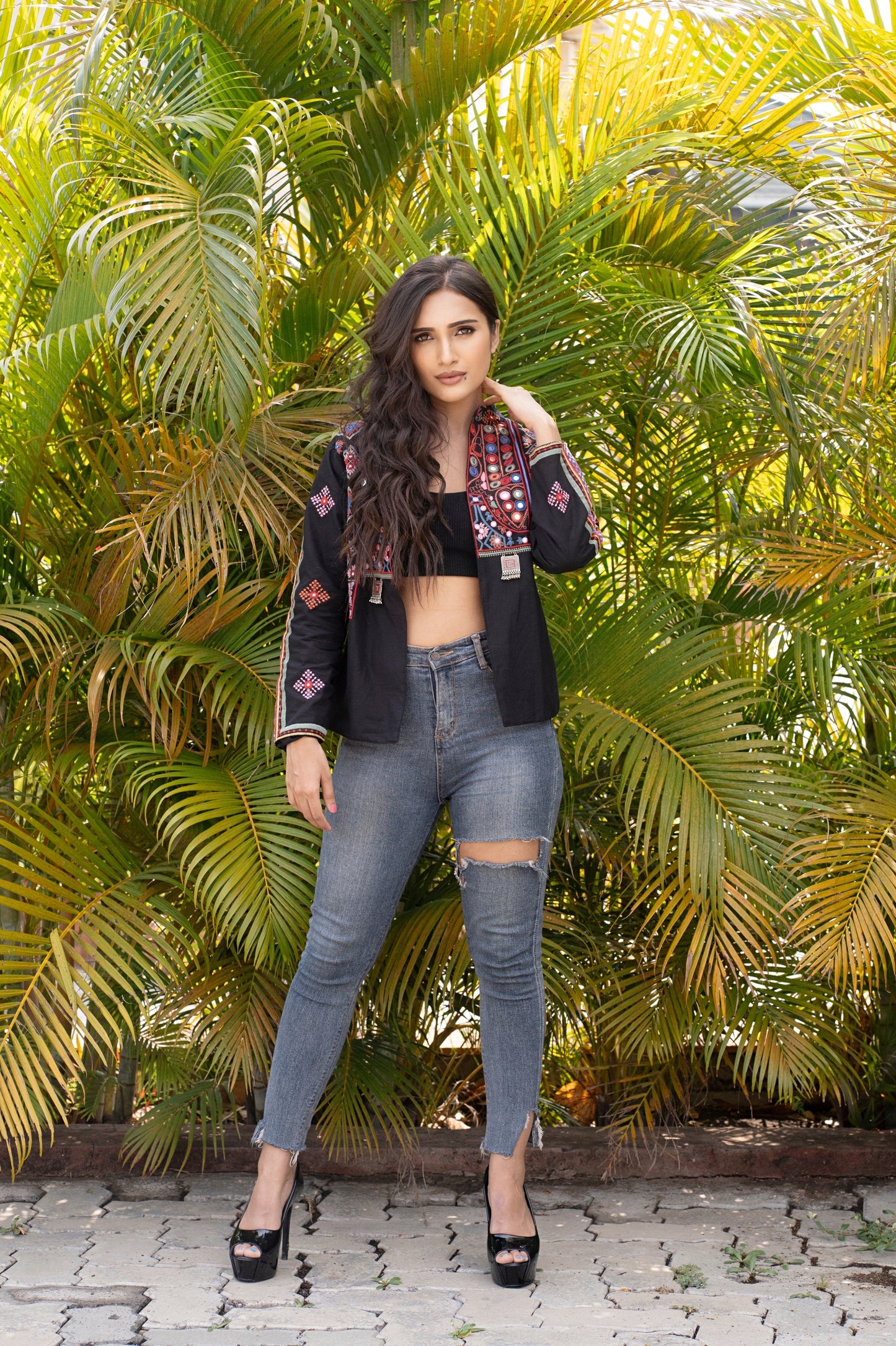 Bohemian Full Sleeves Cotton Coat