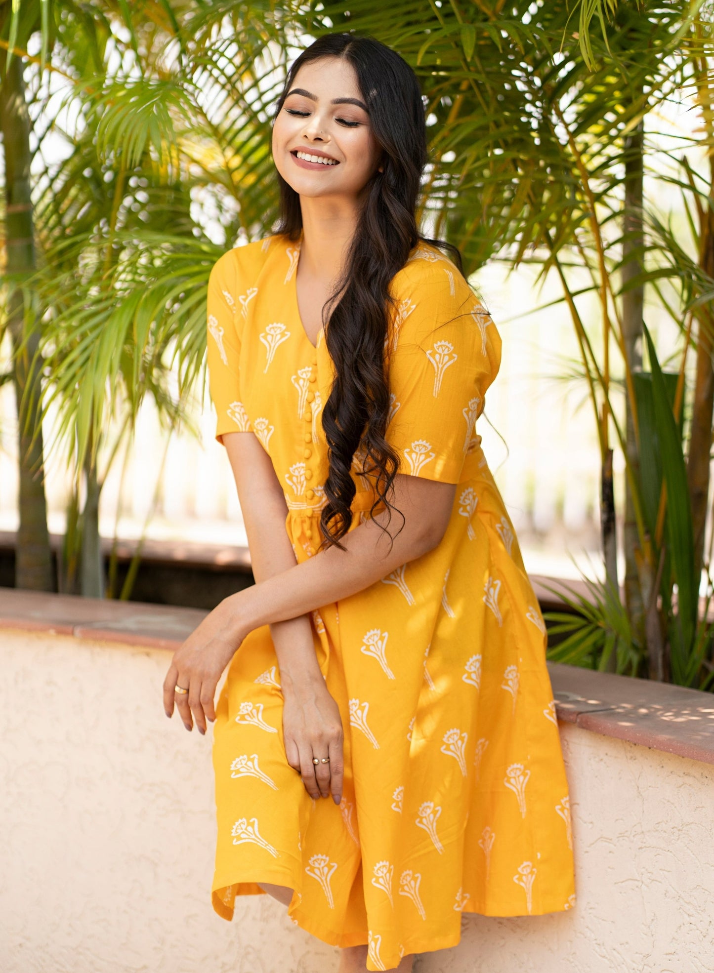 Stunning Summer Dresses For Women - Yellow