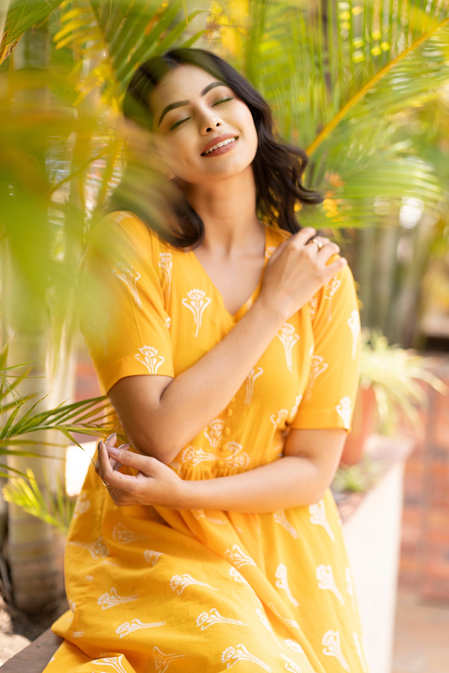 Stunning Summer Dresses For Women - Yellow