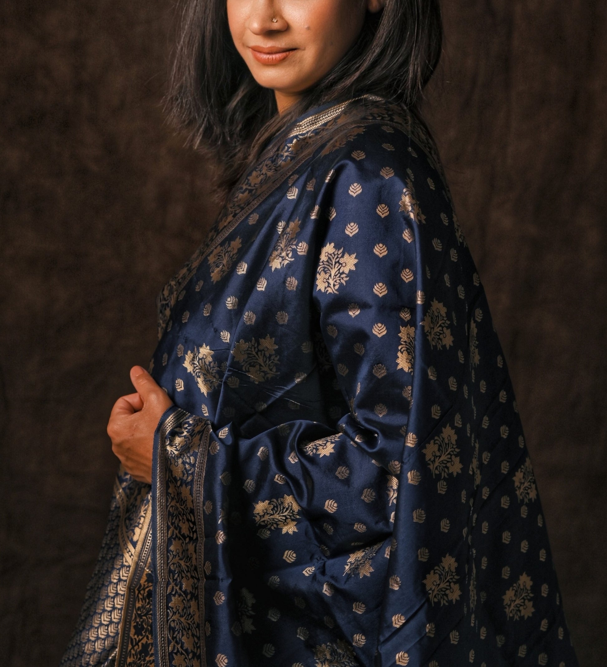 Women Banarasi Silk Dupatta - Craft Bazaar