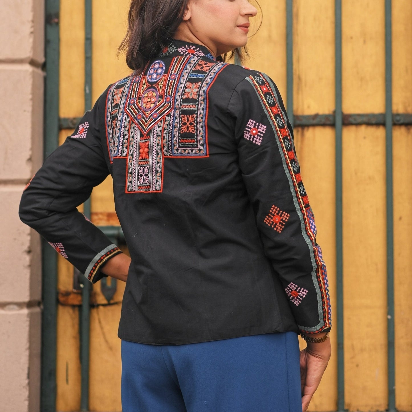 Bohemian-Full-Sleeves-Cotton-Coat-5