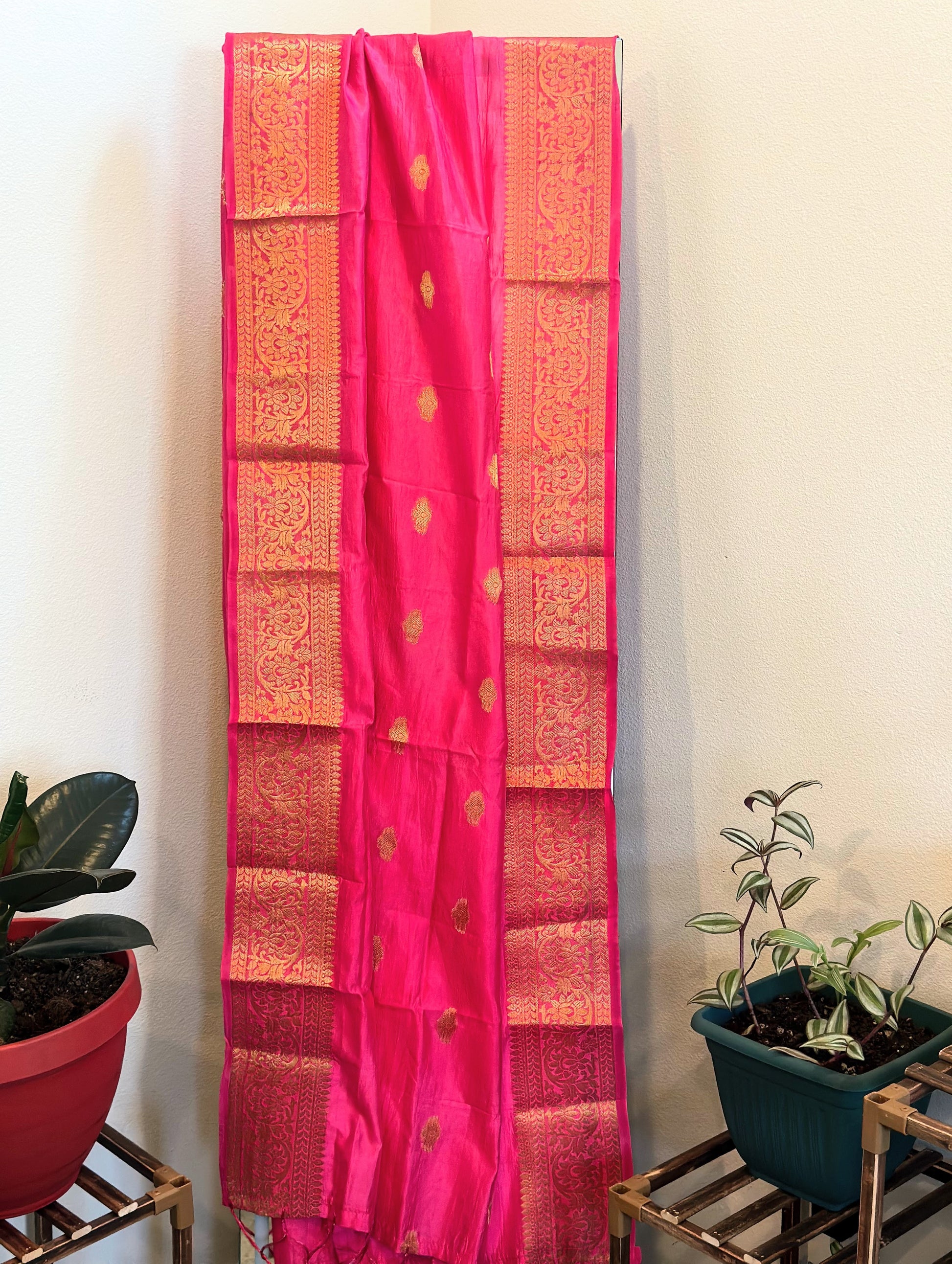 Women Banarasi Silk Dupatta - Craft Bazaar