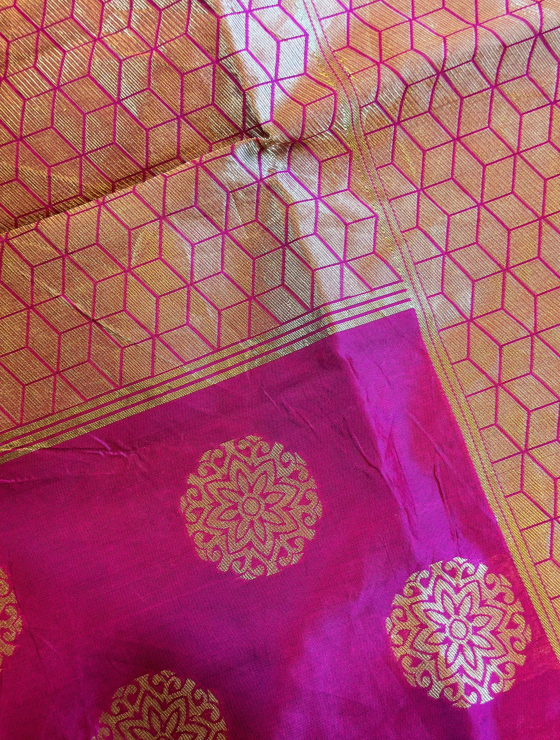 Women Banarasi Silk Dupatta - Craft Bazaar