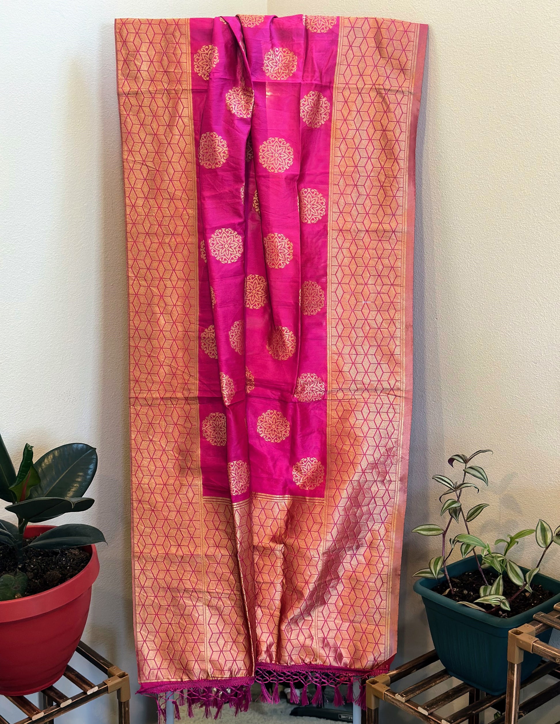 Women Banarasi Silk Dupatta - Craft Bazaar