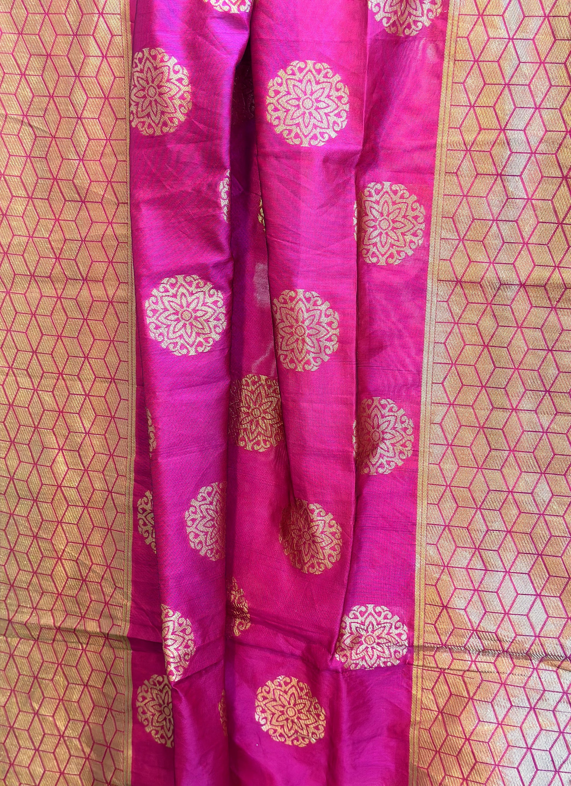 Women Banarasi Silk Dupatta - Craft Bazaar 