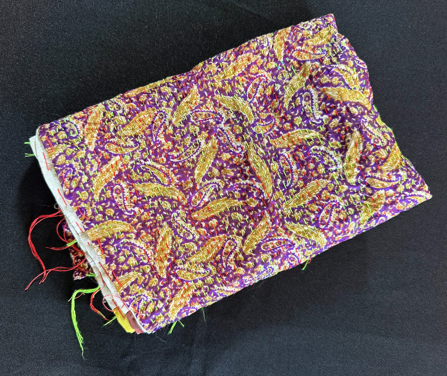 Reversible Upcycled Silk Scarf - Craft Bazaar