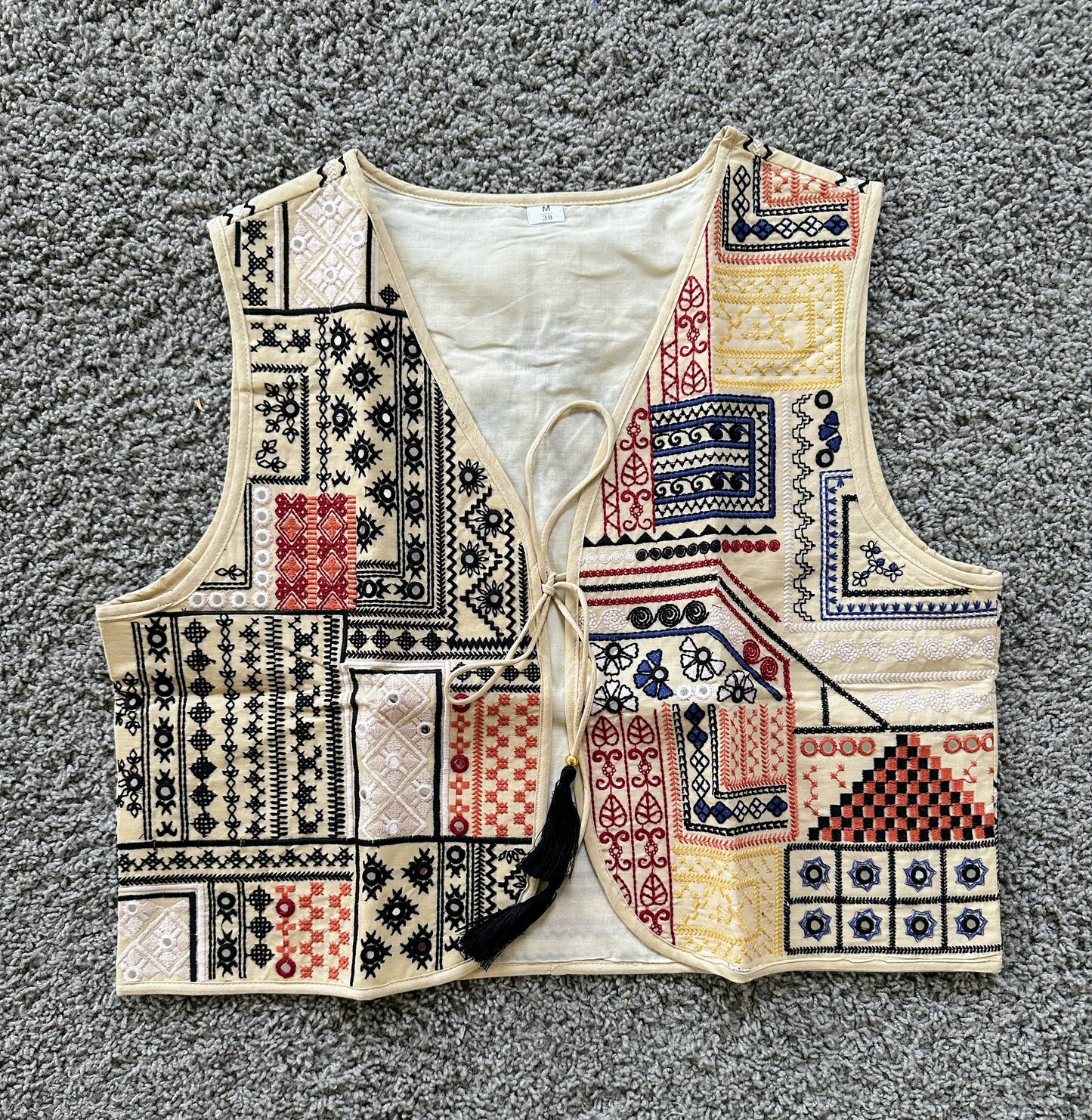Cotton Indian Ethnic Garba Dandiya Sleeveless Jacket