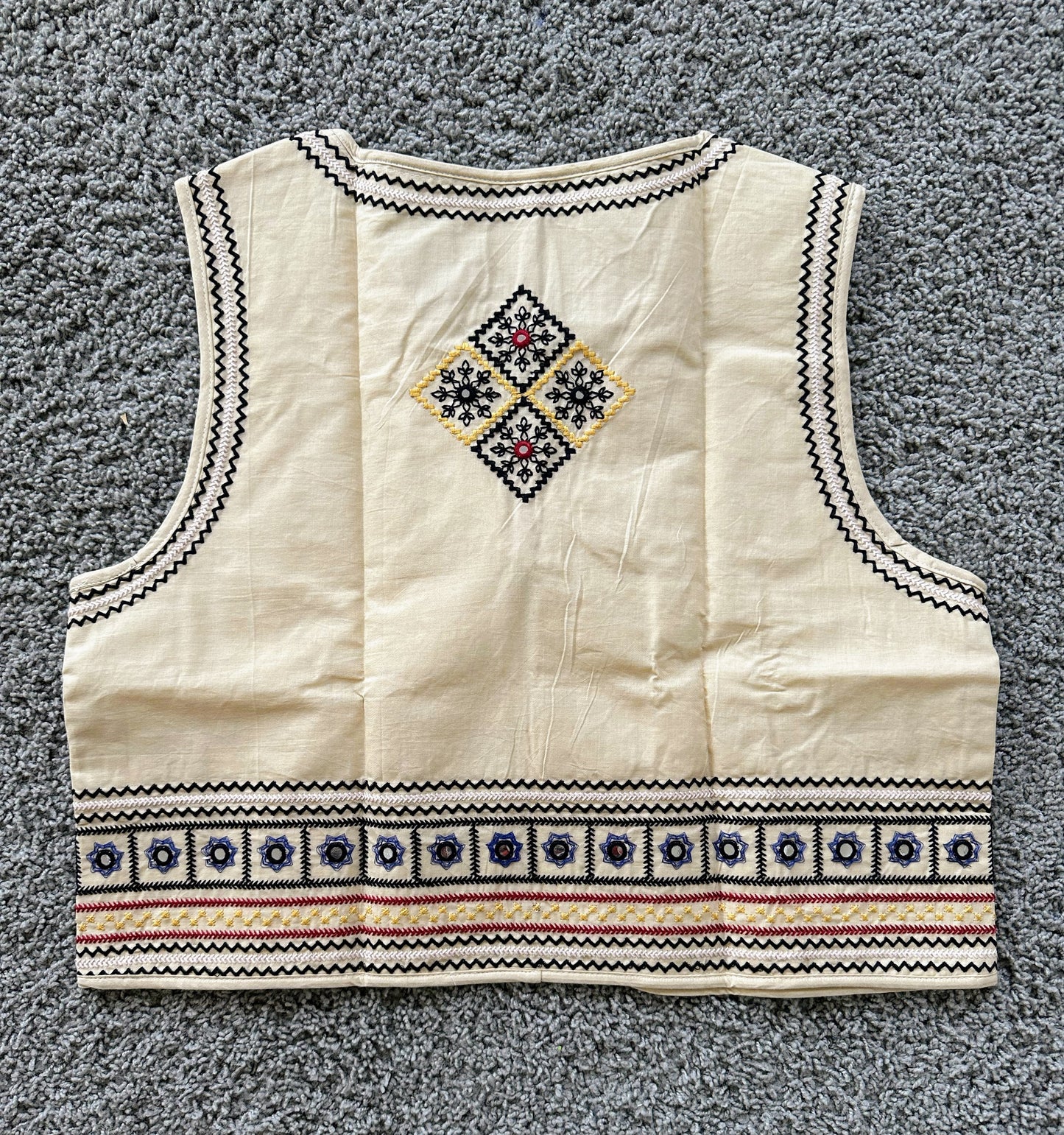 Cotton Indian Ethnic Garba Dandiya Sleeveless Jacket