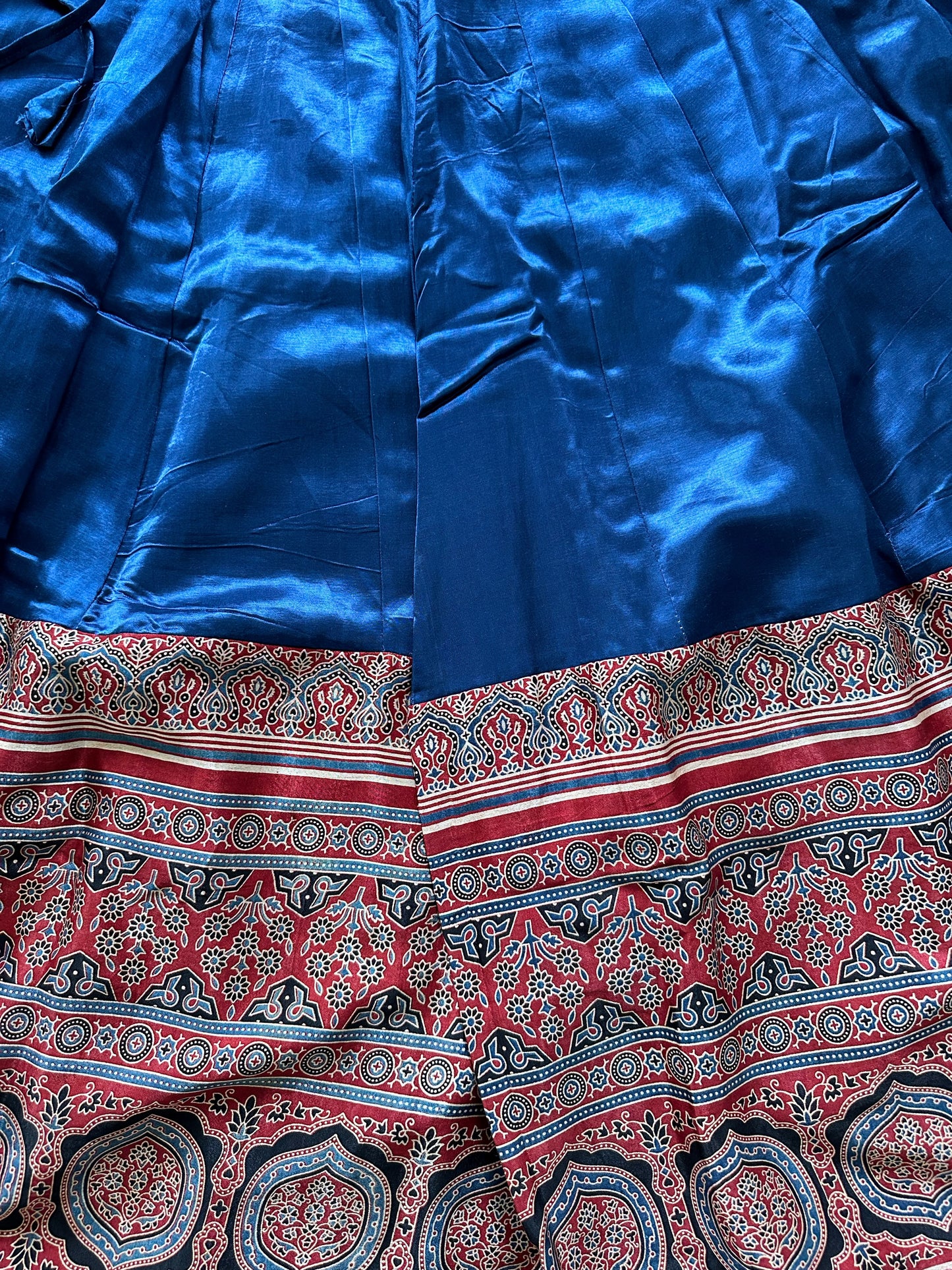 Indian Silk Border Lehenga Skirt