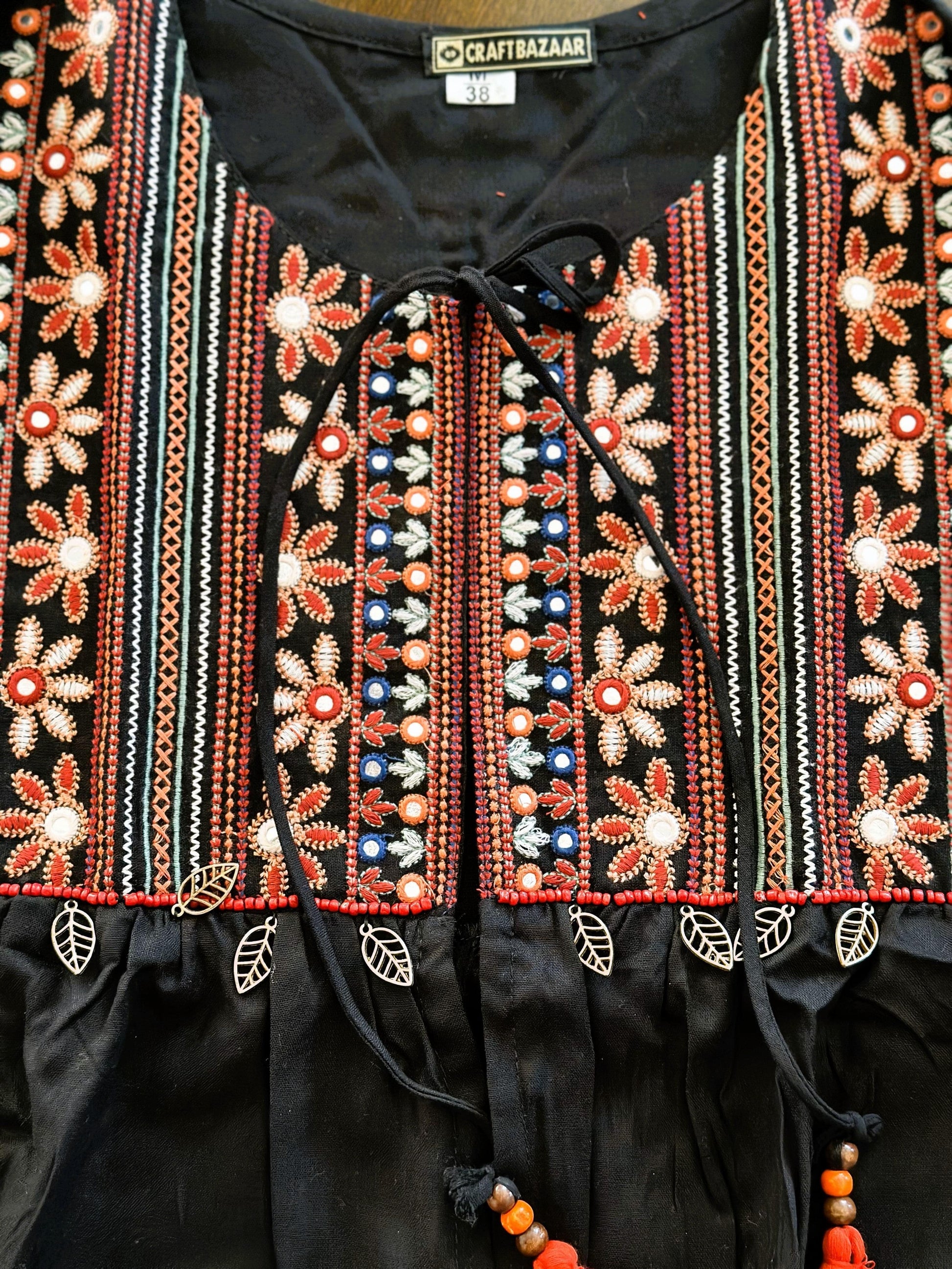 Bohemian-Kutch-Embroidered-Black-Shrug-7