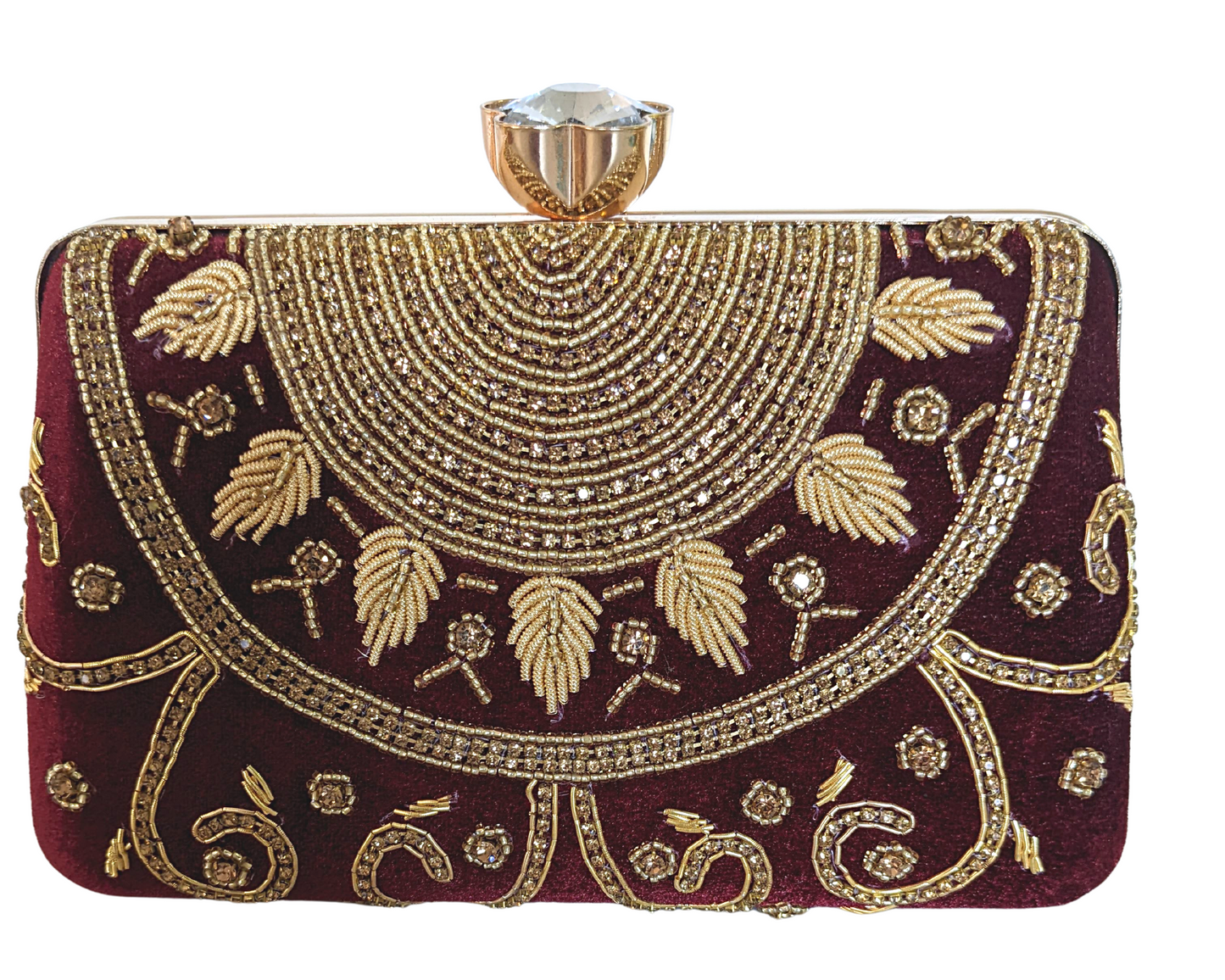 Maroon Luxury Bags, Clutch Purse For Women