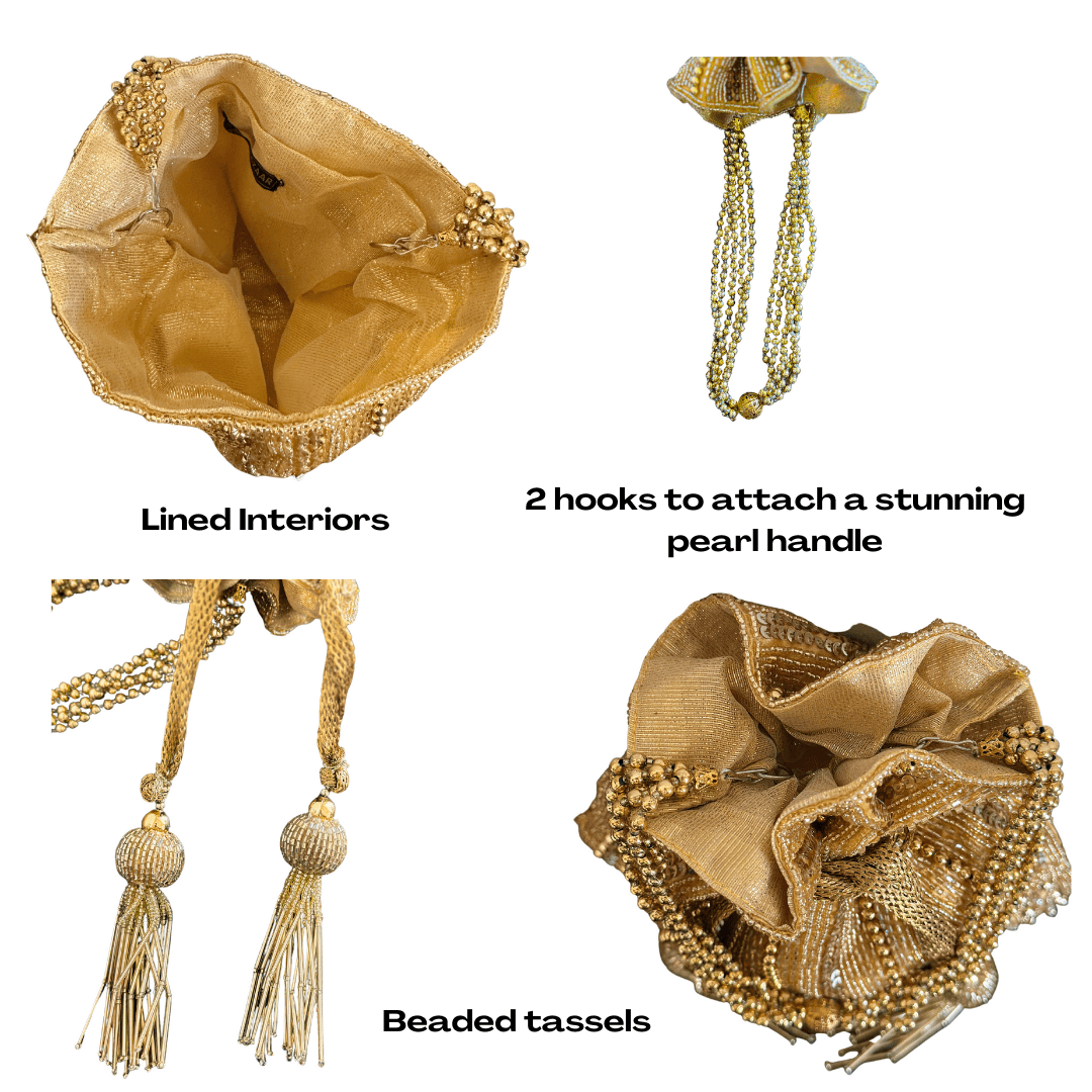 Handmade Fashion Indian Potli Bag - Craft Bazaar
