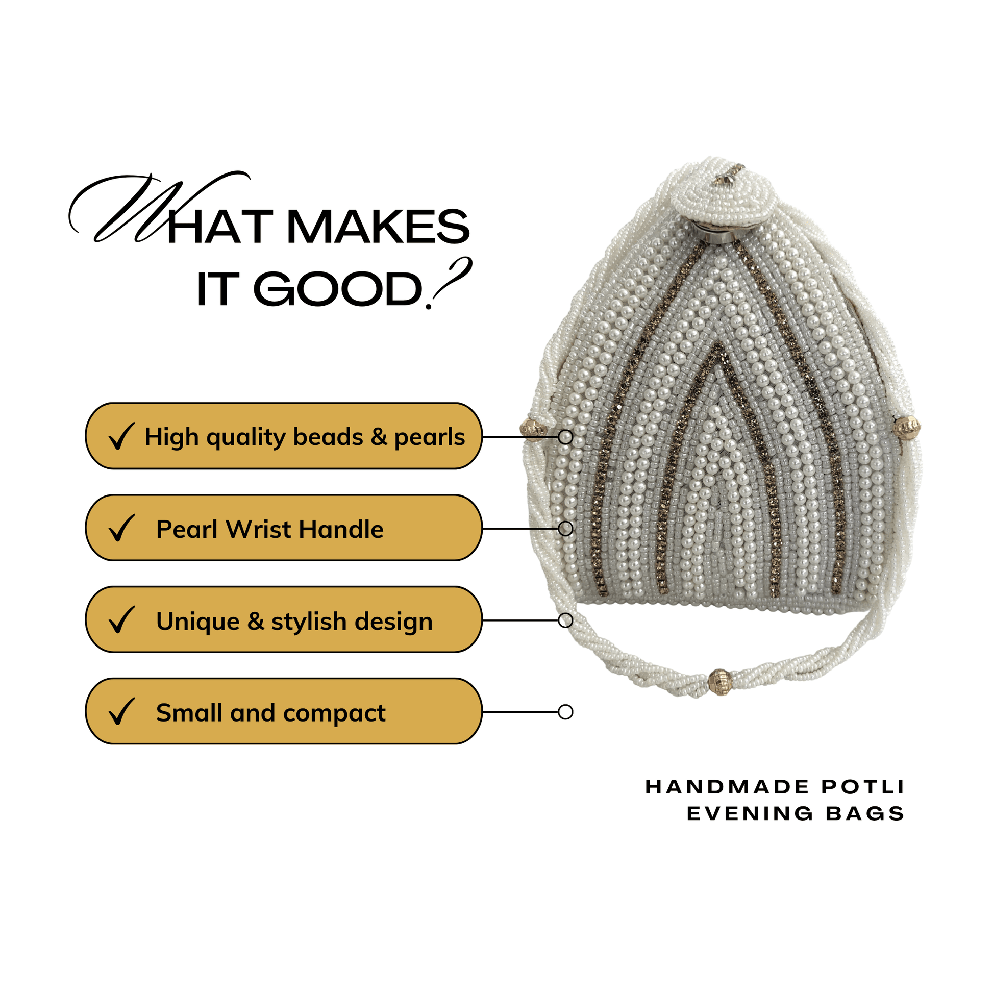 Evening Bag Triangle Indian Potli Bag - Craft Bazaar
