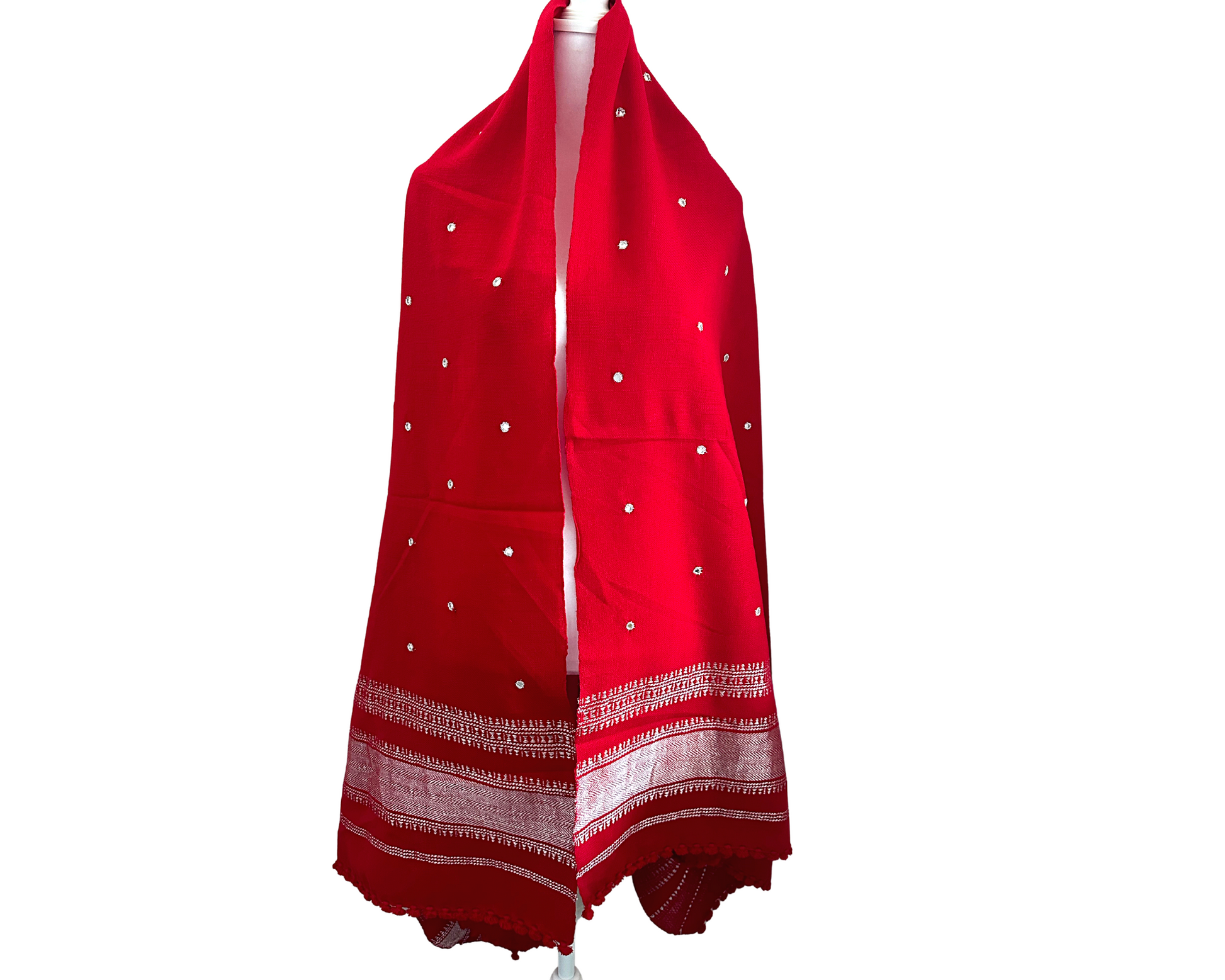 Kutch Mirror Work Pure Wool Shawls - Craft Bazaar
