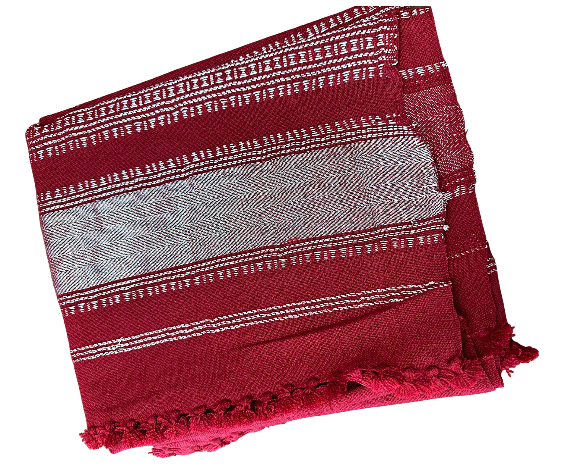 Kutch Mirror Work Pure Wool Shawls - Craft Bazaar
