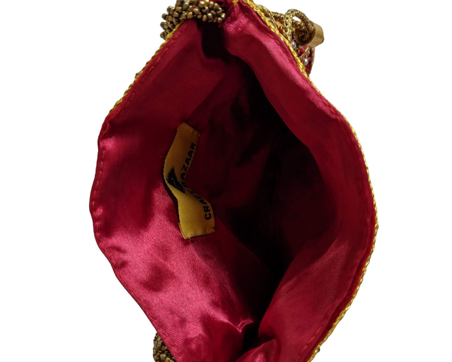 Indian Potli Bag, Velvet Bag - Craft Bazaar