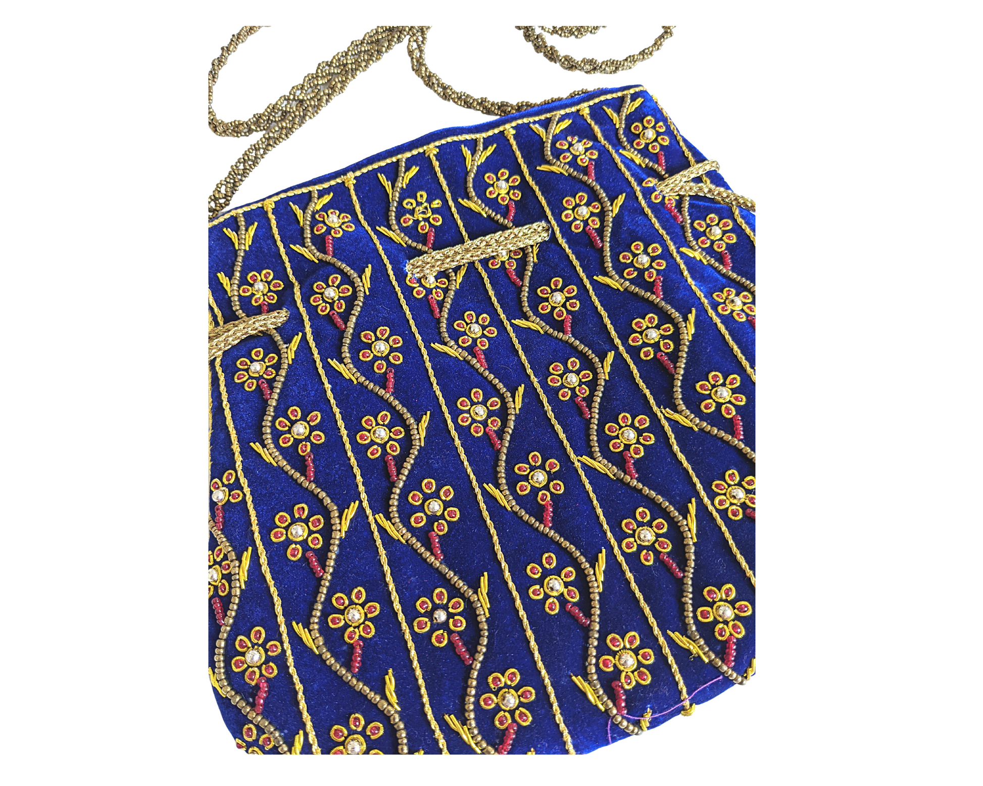 Indian Potli Bag, Velvet Bag - Craft Bazaar