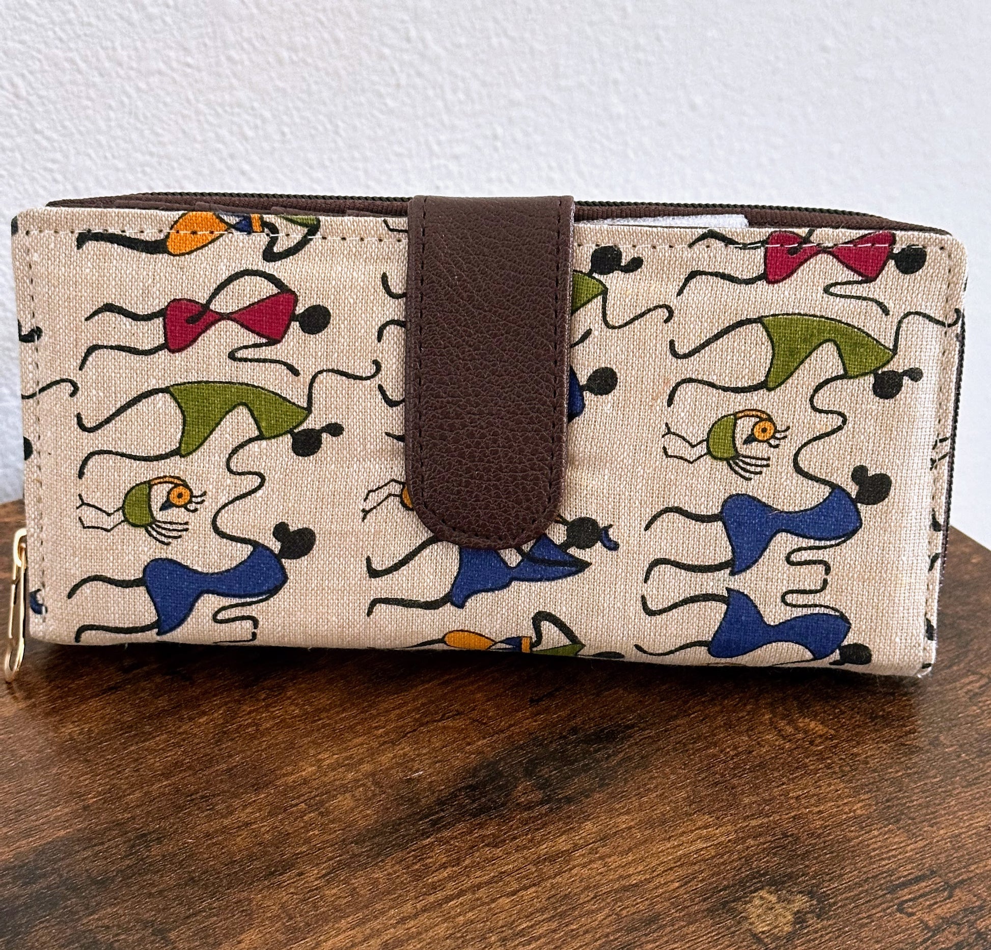 Women Ikat Clutch Wallet - Craft Bag 