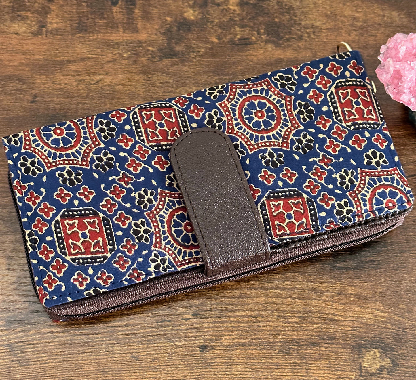 Women Ikat Clutch Wallet - Craft Bag 