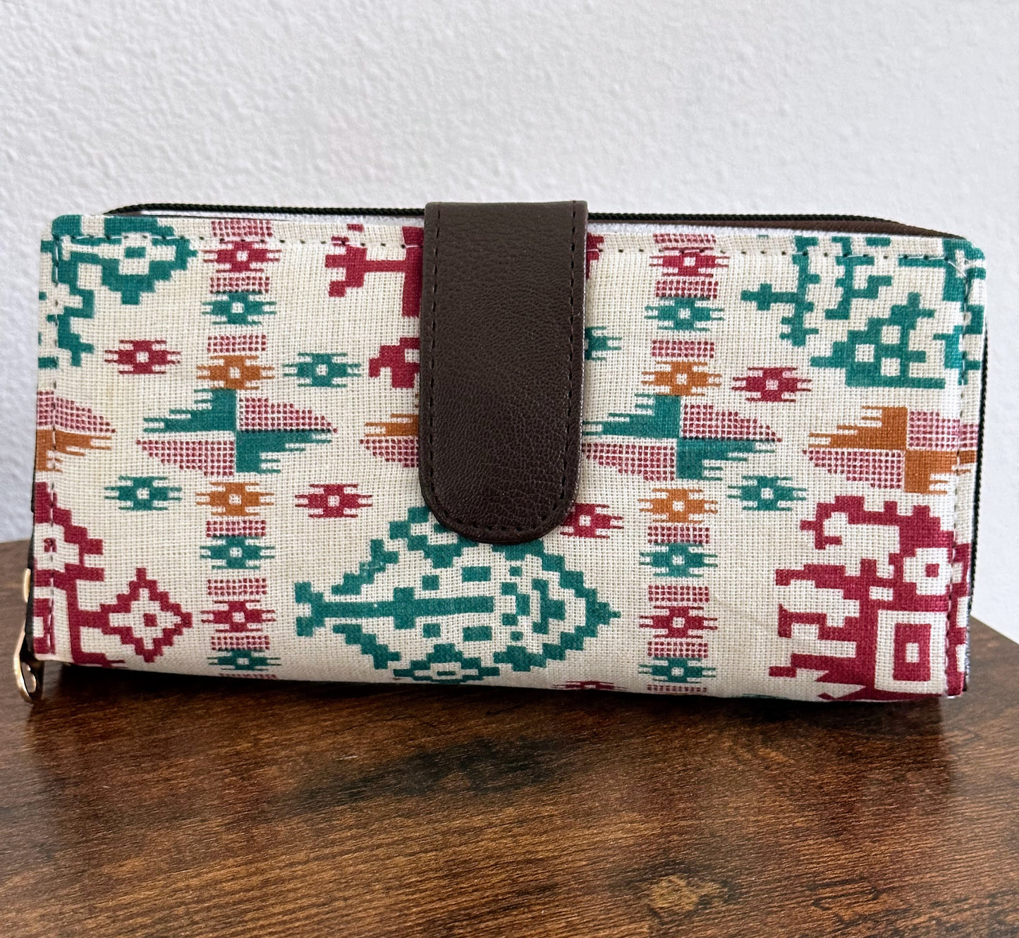 Women Ikat Clutch Wallet - Craft Bag 