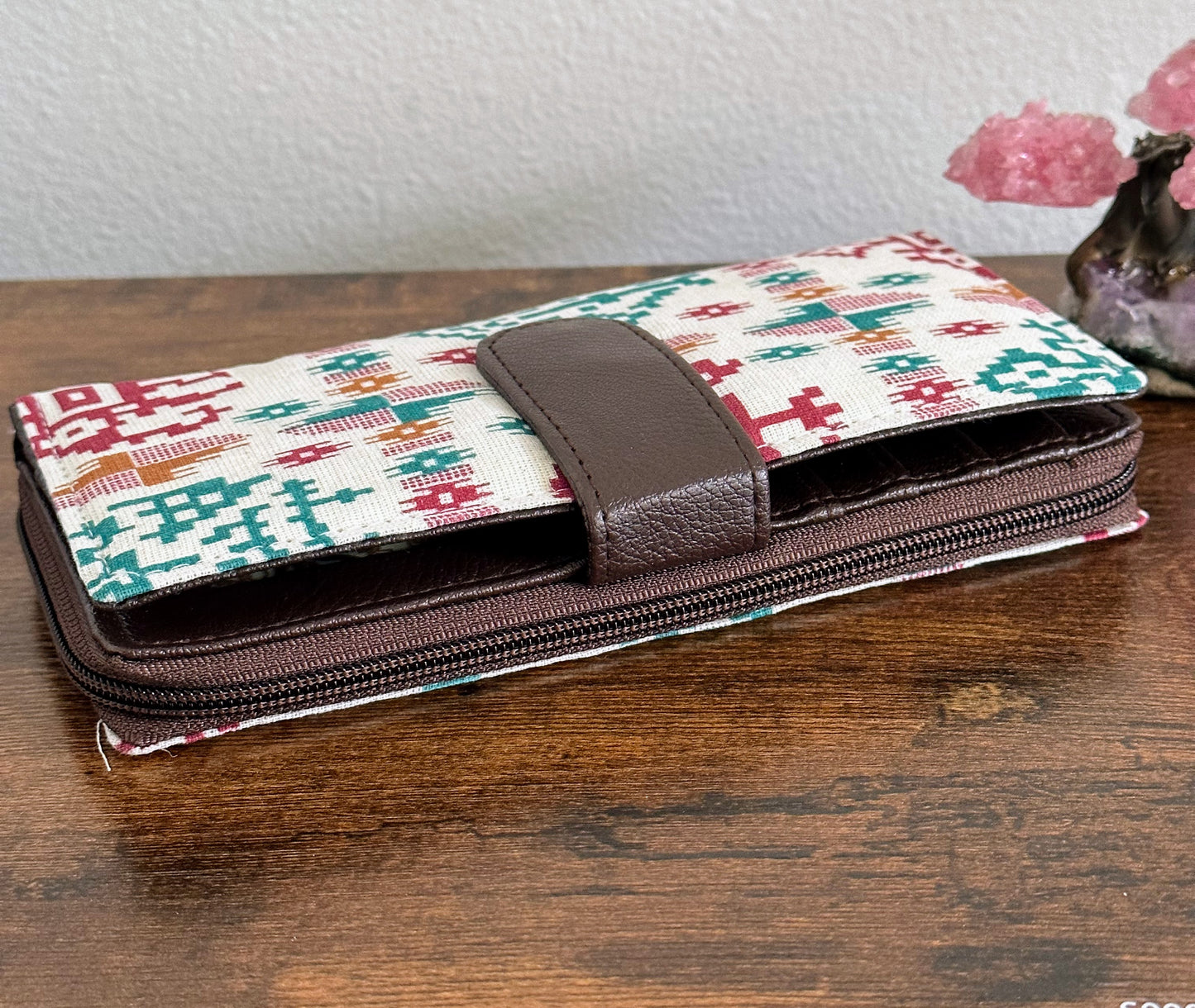 Women Ikat Clutch Wallet - Craft Bag