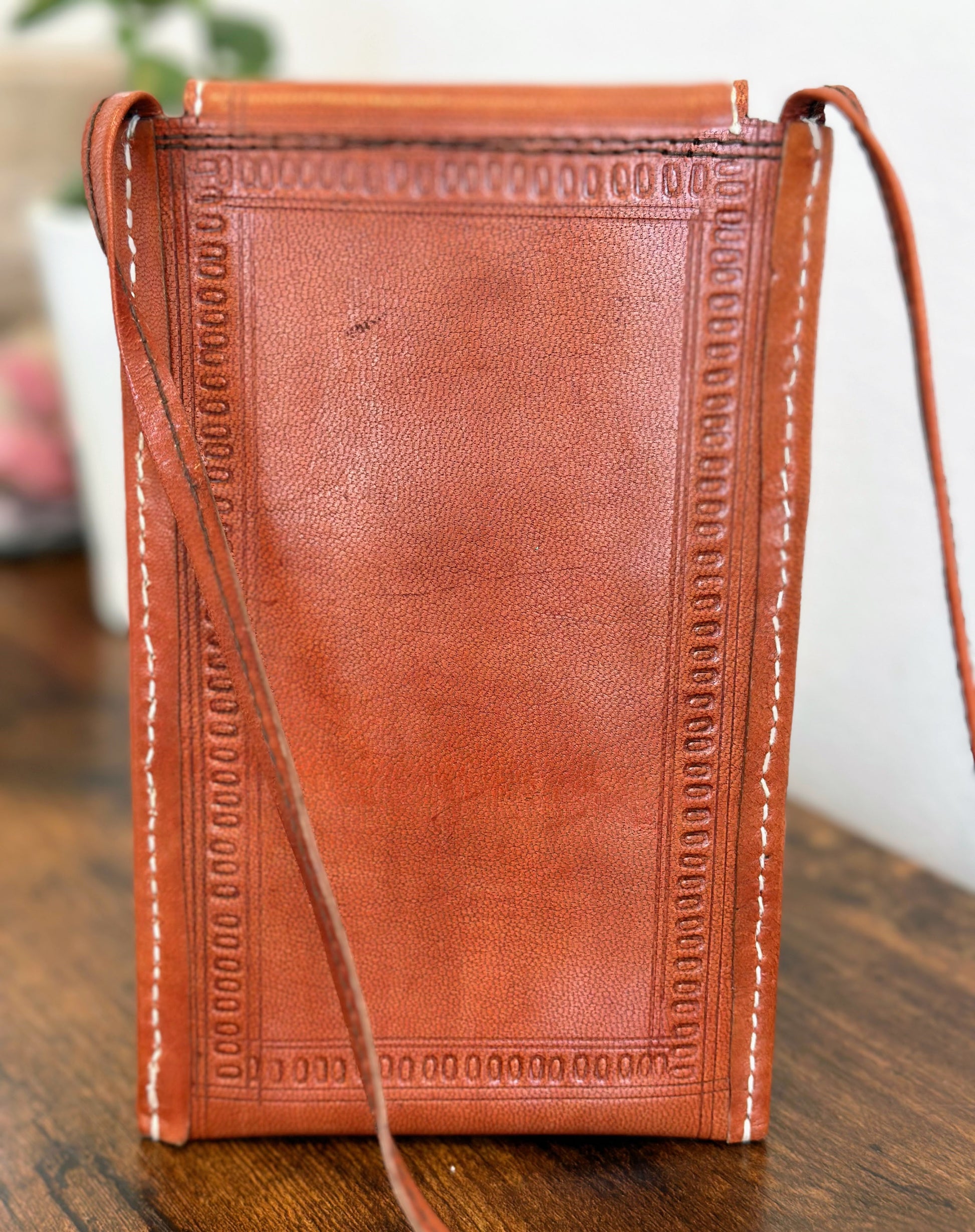 Leather Mobile Sling Bag - Craft Bazaar