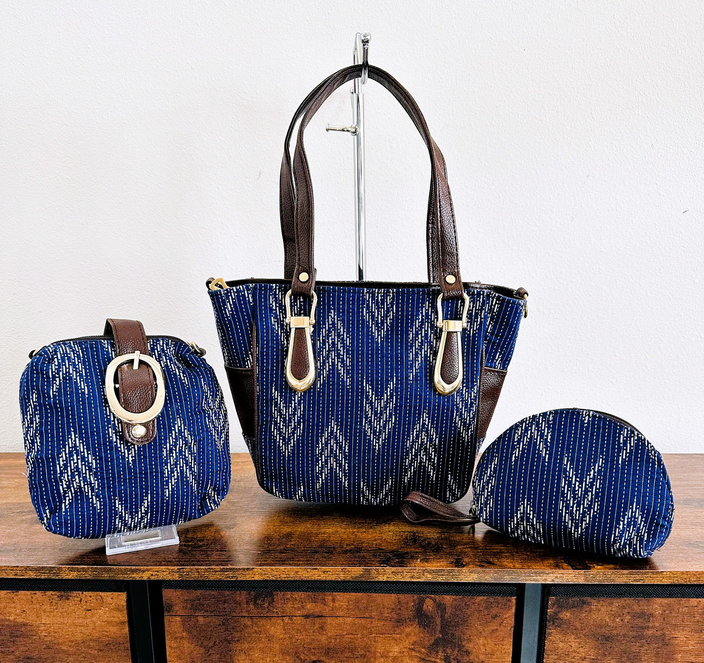 Women 3 Piece Handbag Combo Set - Craft Bazaar 