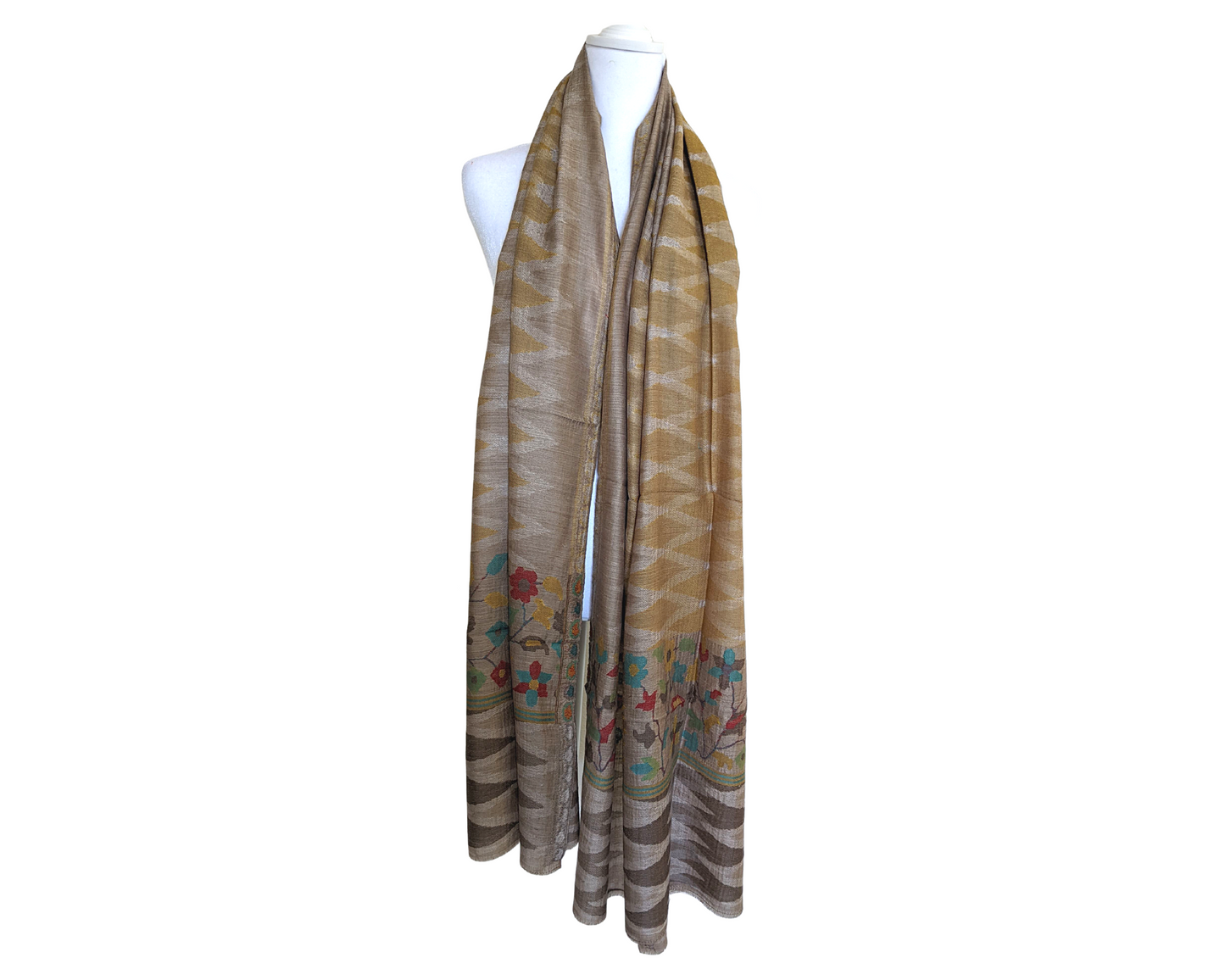 Feather-Light-Pashmina-Shaw-Brown-6