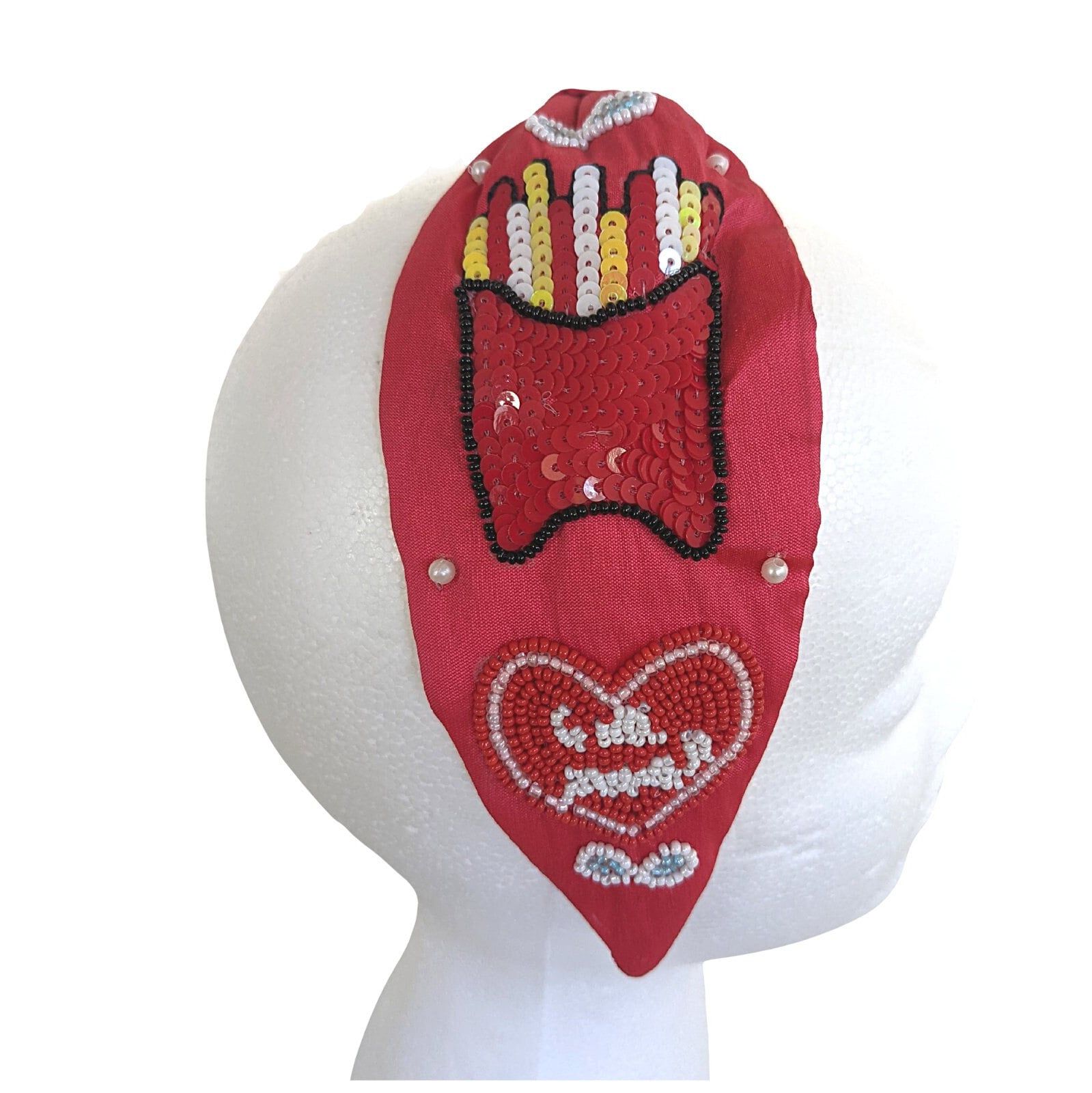 Girl-Power-Headband-Red-3
