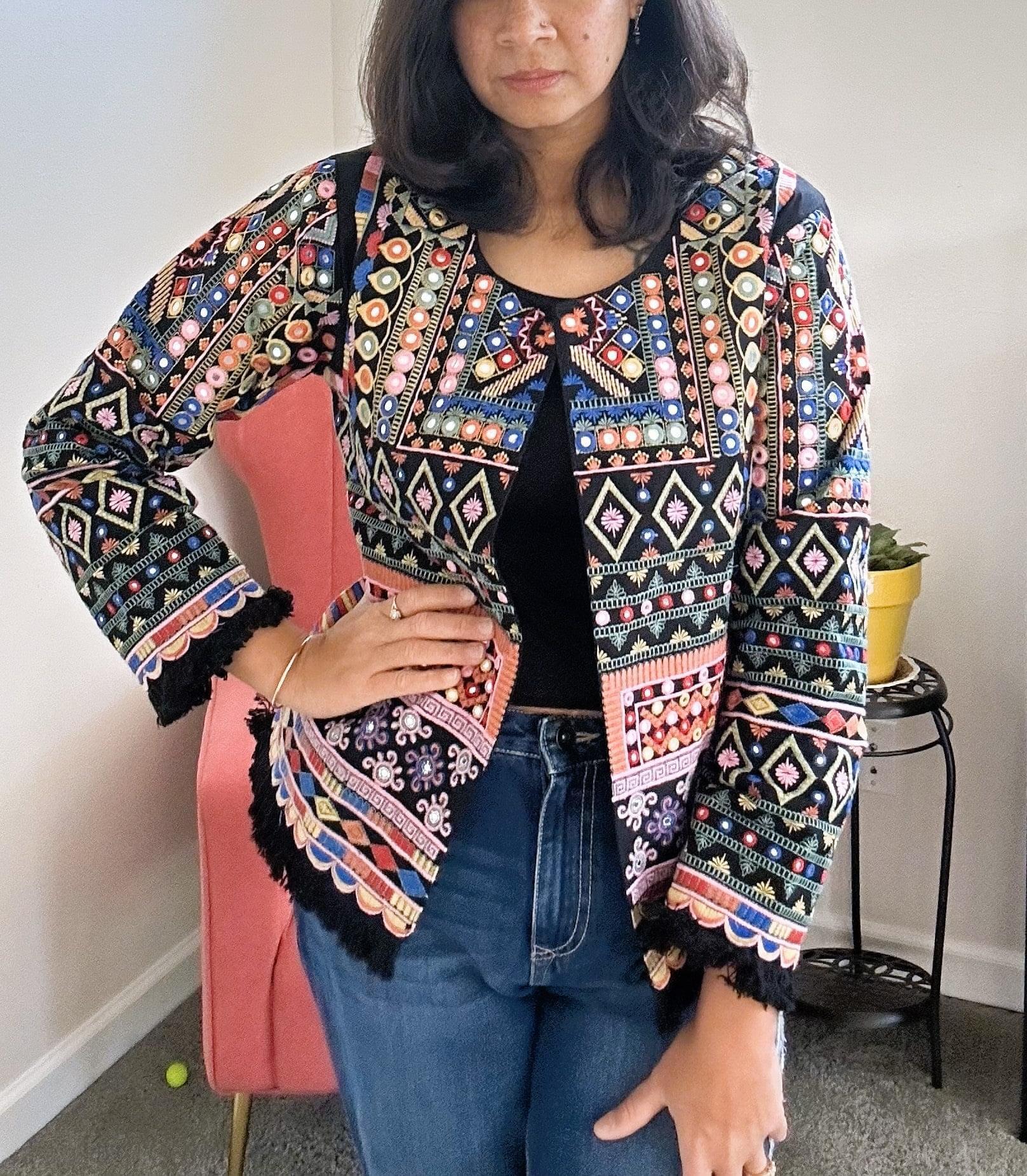 Indian Ikat Quilted Jackets | Free shipping| Fair trade