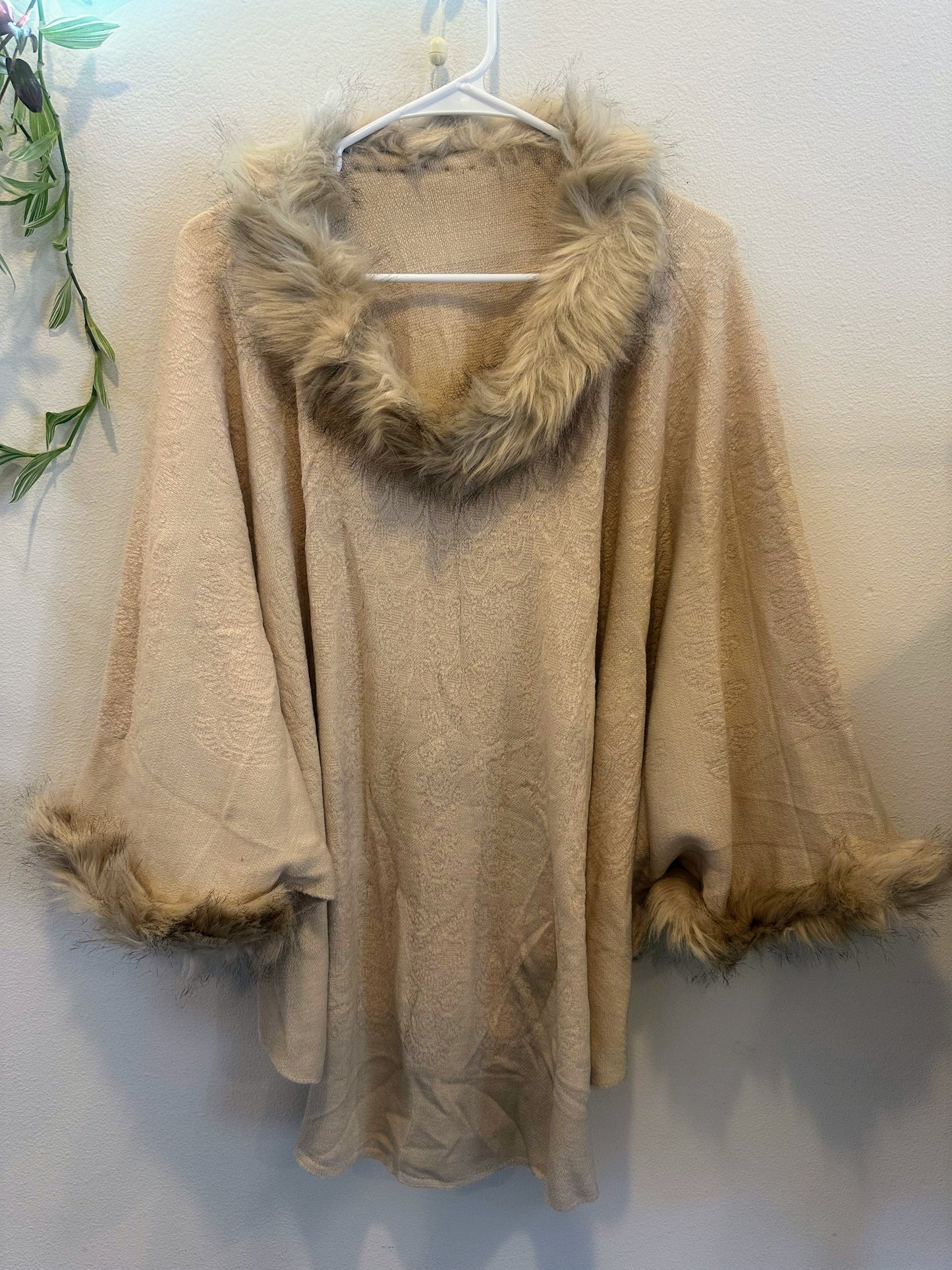 Merino Wool Dress Style Poncho For Women