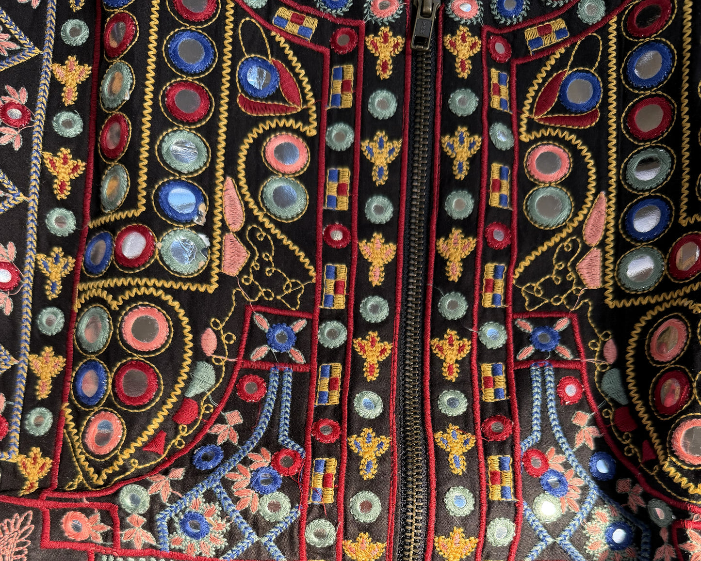 Embroidered Kutch Bomber Jacket Women