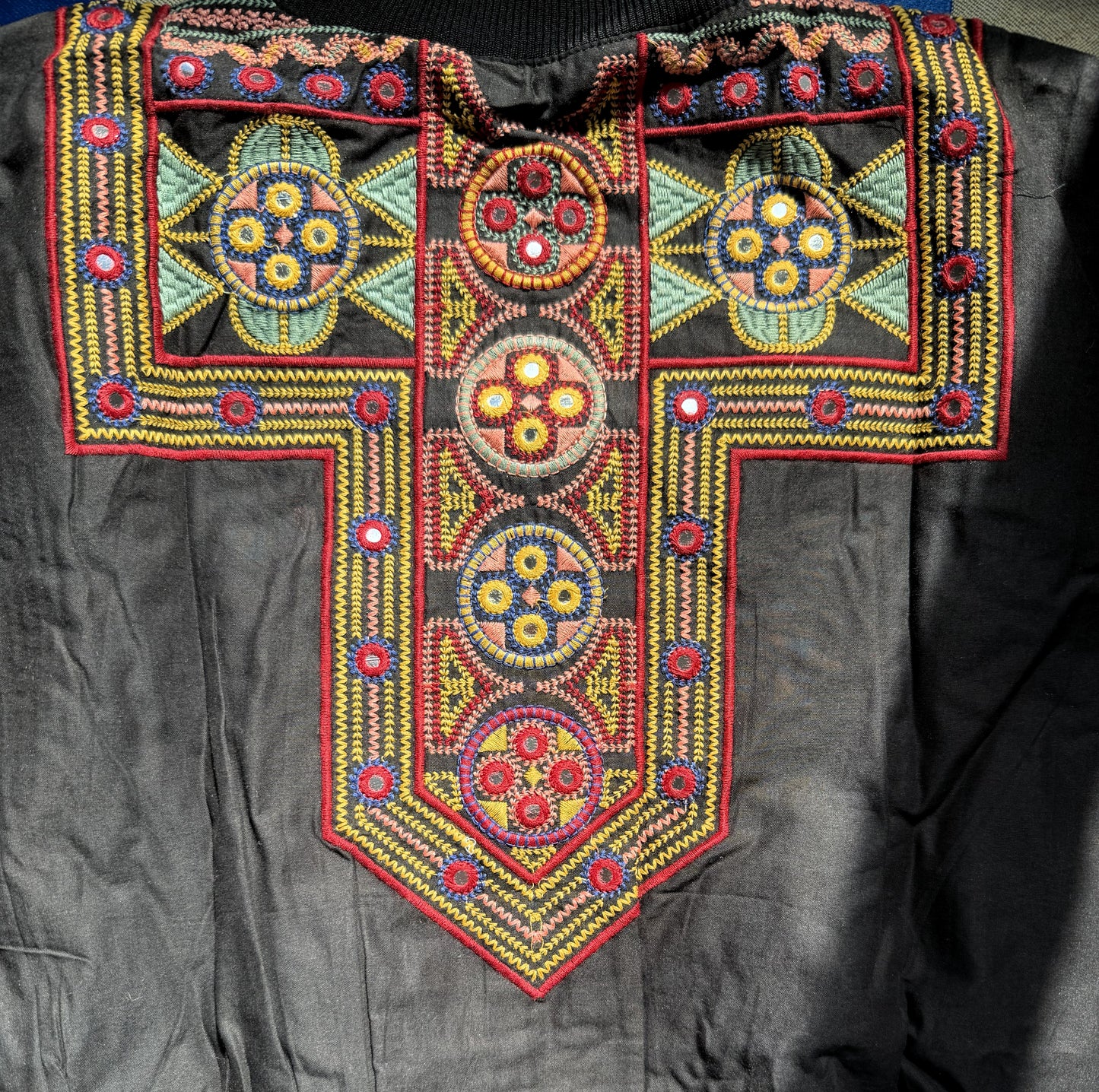 Embroidered Kutch Bomber Jacket Women