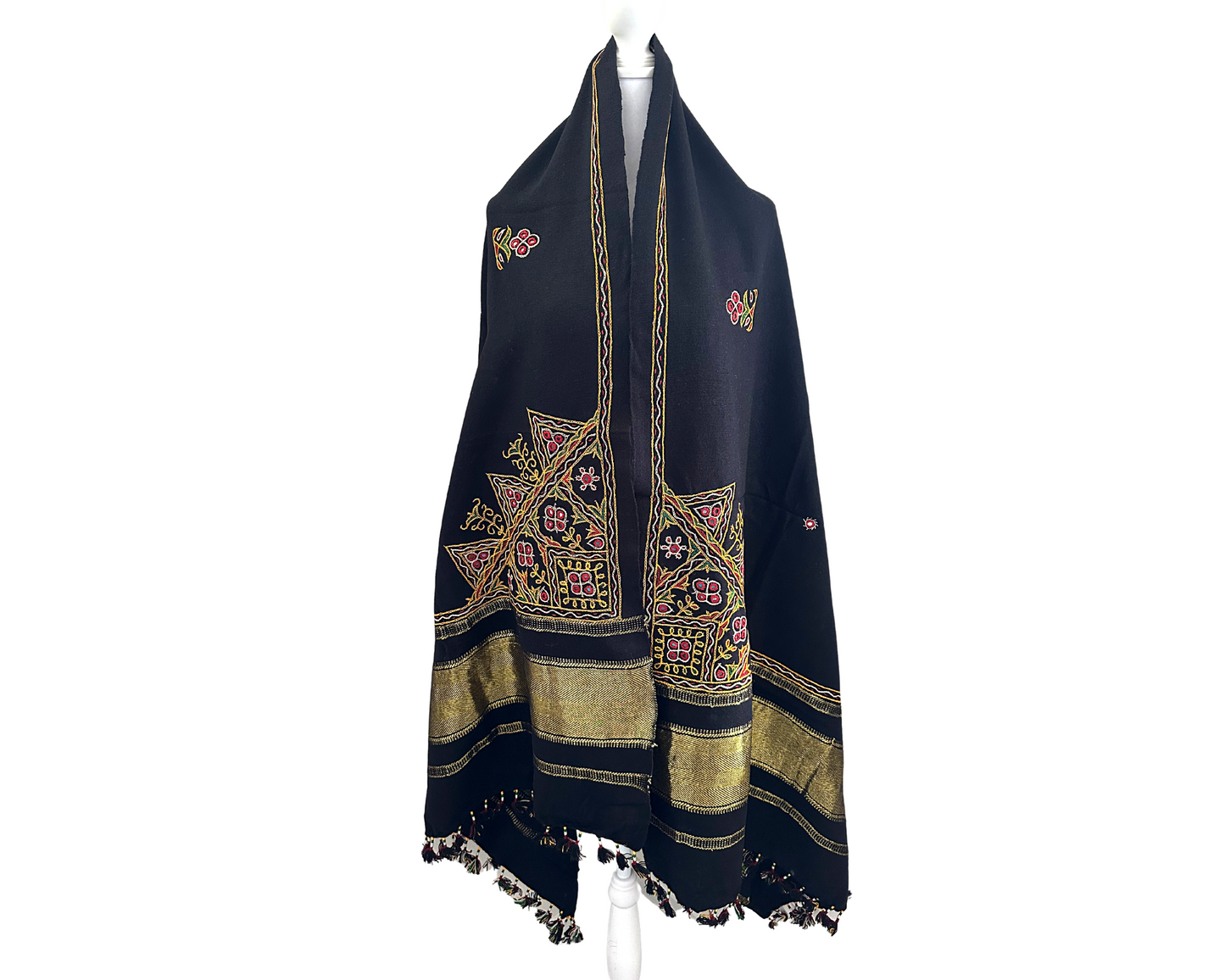 Kutch Embroidery Pure Wool Shawls - Craft Bazaar