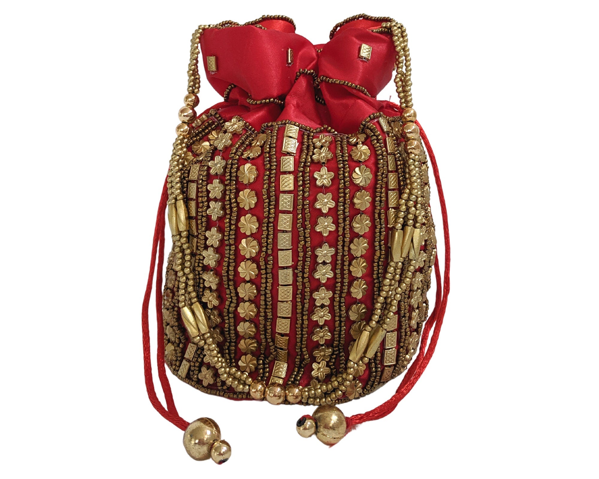 Embroidered Gota Patti Potli Bag/ Ladies Bag For Women, Party Favor, Return  Favor, Wedding Gift at Rs 65/piece | Potli Bags in Jaipur | ID: 23487089912